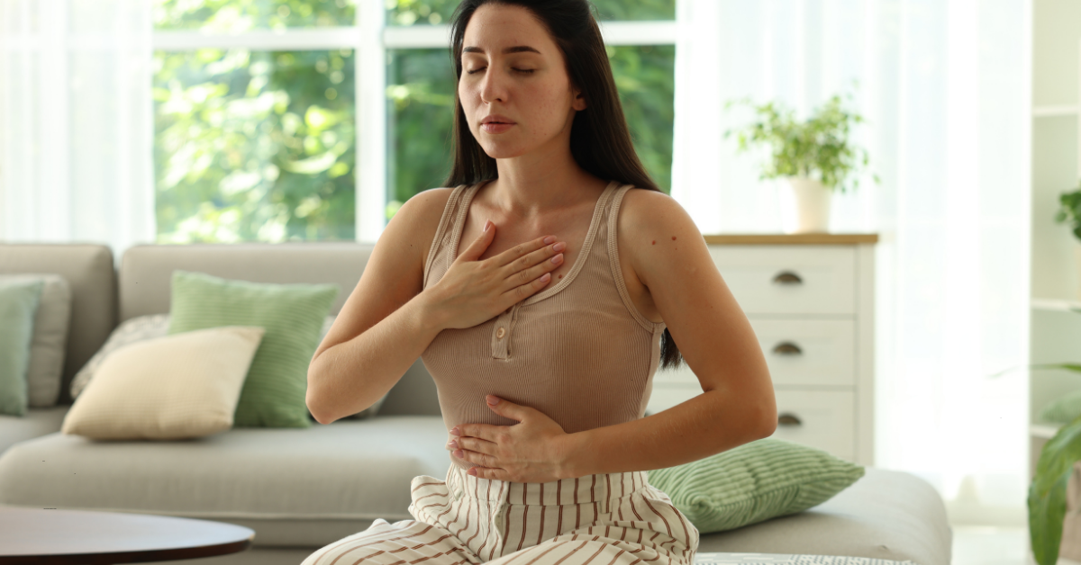 síntomas ansiedad mujer preocupada respiracion